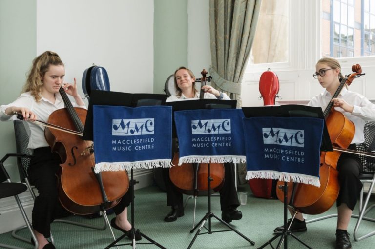 MMC Cello Trio entertains Lord Mayor and guests